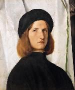 Portrait of a Young Man (mk08) Lorenzo Lotto